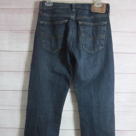 Signature Levi Strauss Mens Jean S61 Relaxed Size 30x32 Dark Blue - Picture 4 of 5